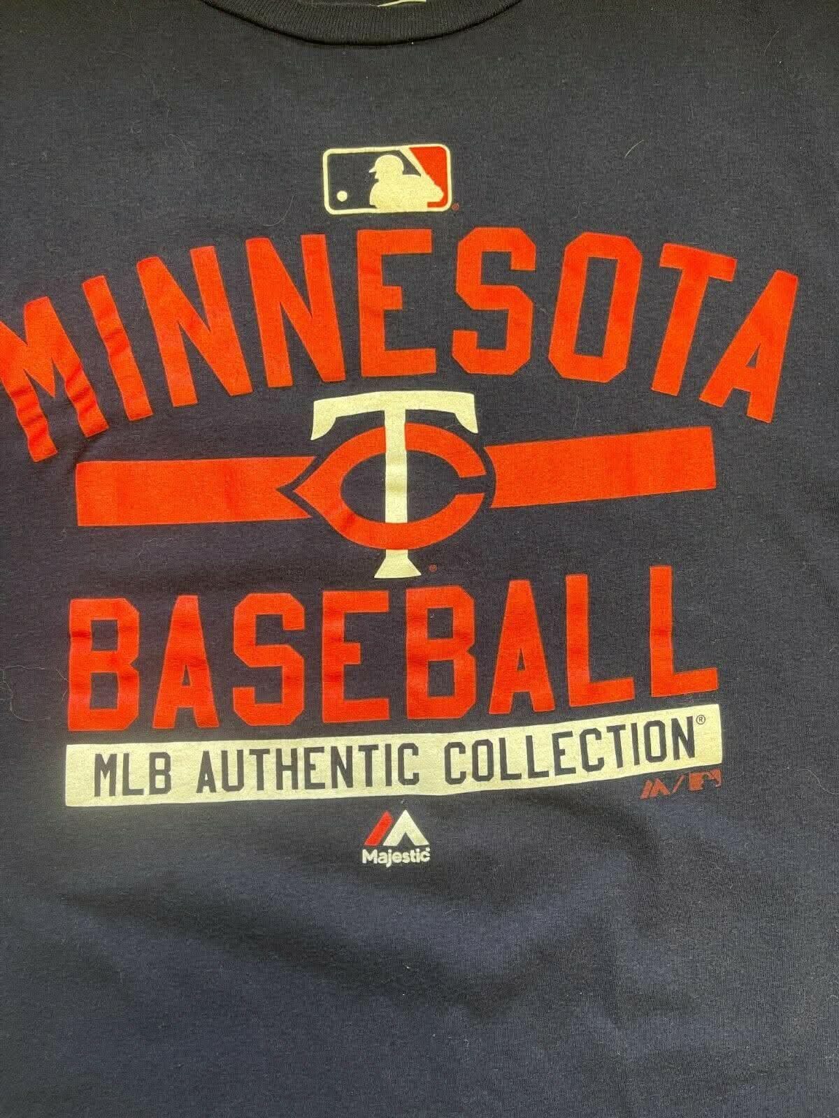 MLB Minnesota Twins Majestic Ring-Spun Cotton T-Shirt Men's 2X-Large