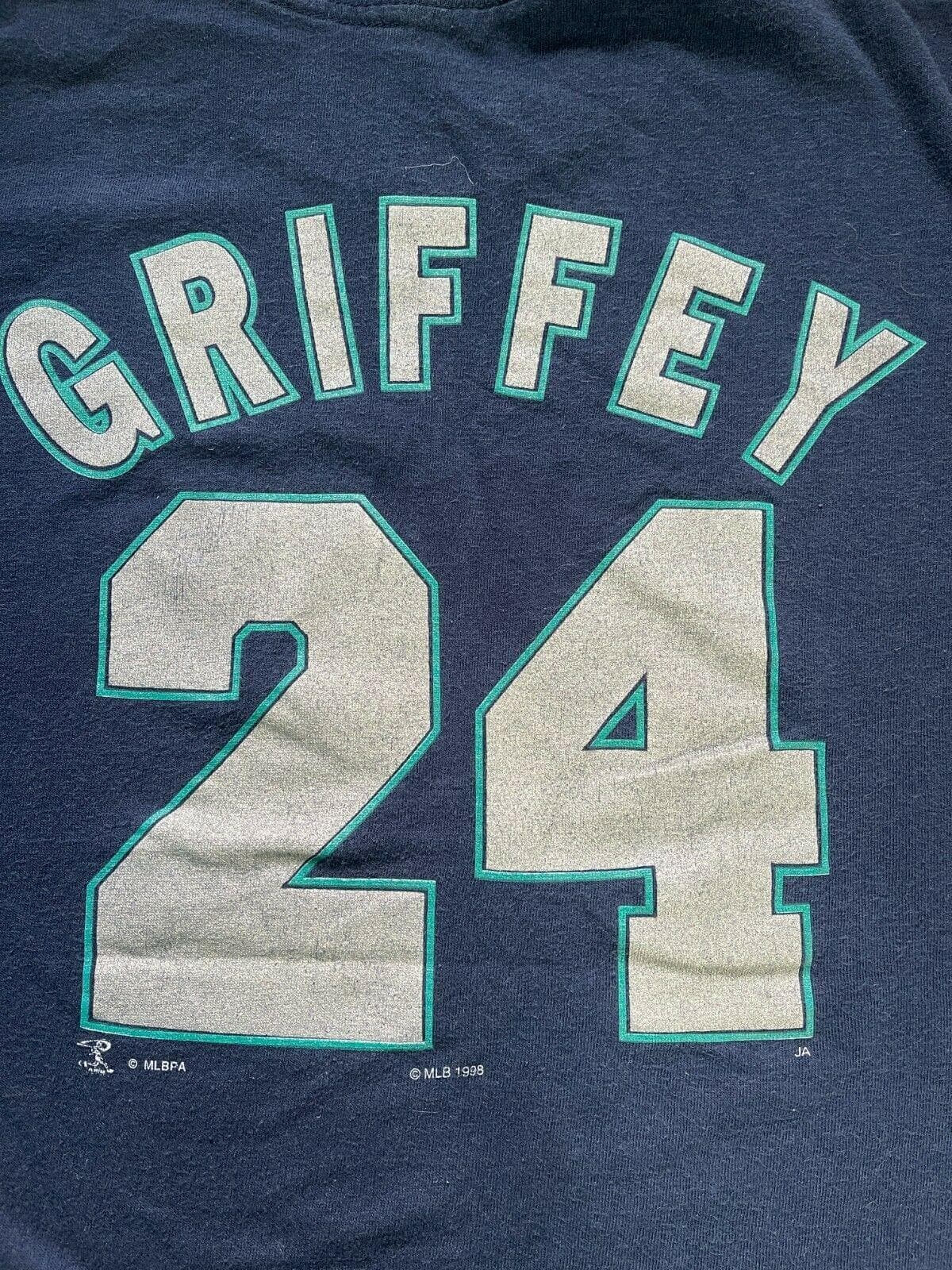 MLB Seattle Mariners Ken Griffey Jr #24 T-Shirt Youth Large/X-Large