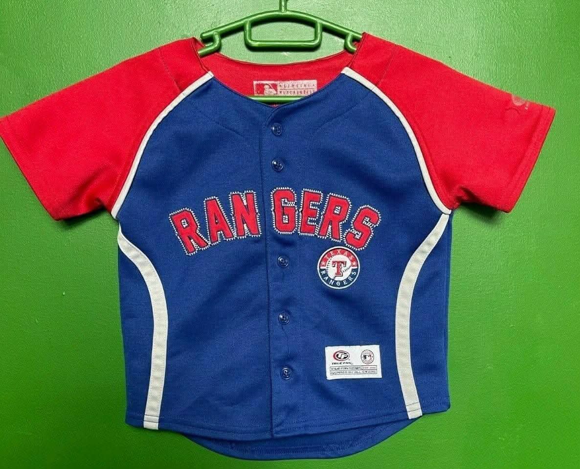 MLB Texas Rangers True Fan Baseball Jersey Toddler 2T
