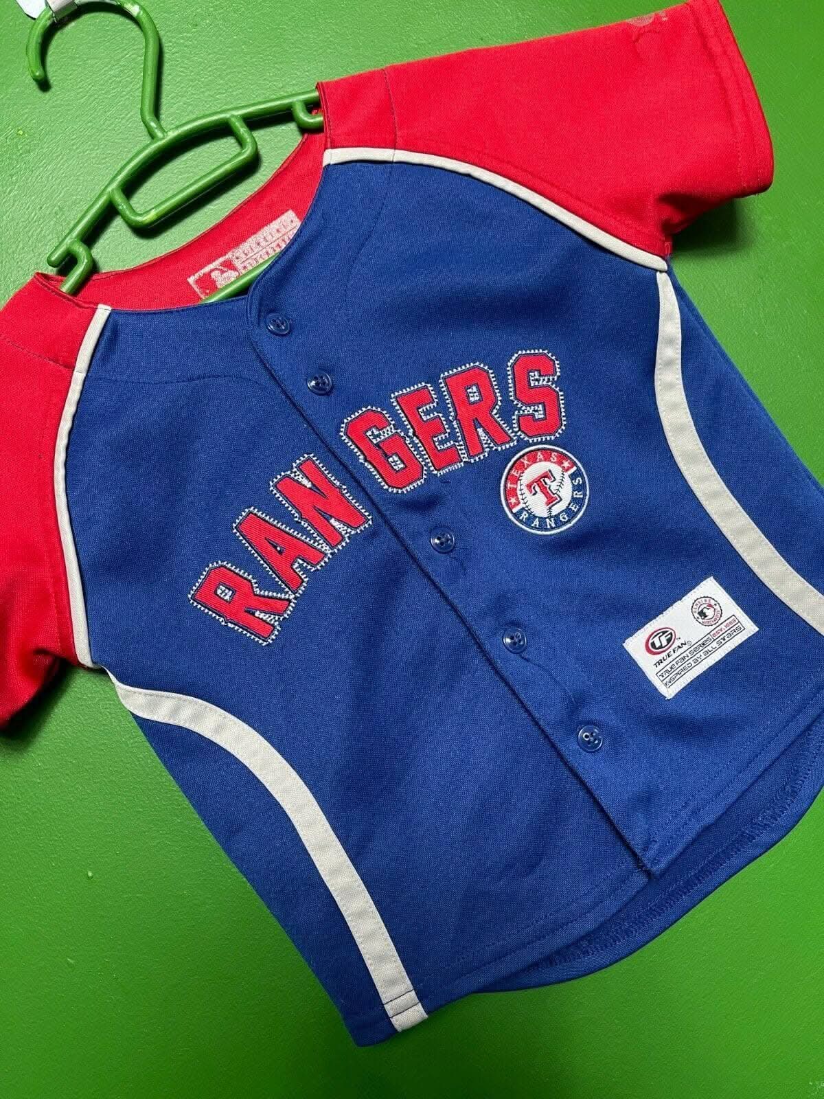 MLB Texas Rangers True Fan Baseball Jersey Toddler 2T