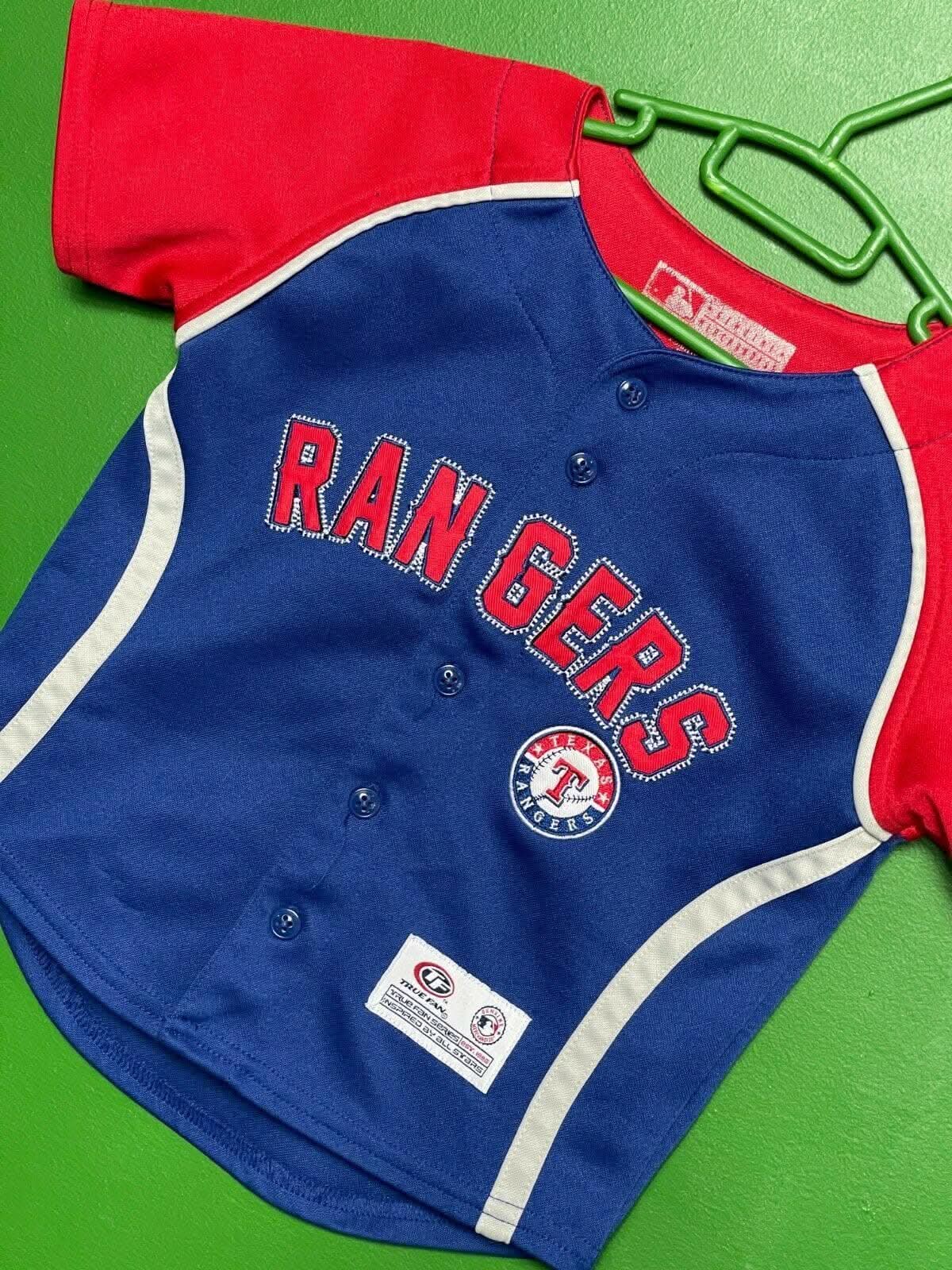 MLB Texas Rangers True Fan Baseball Jersey Toddler 2T