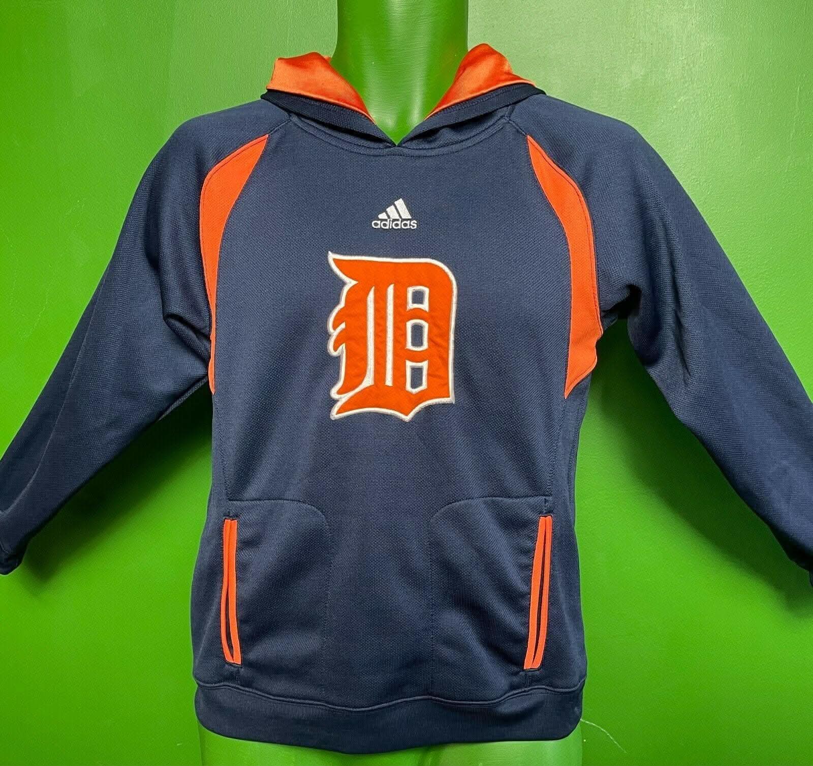MLB Detroit Tigers Adidas Pullover Stitched Hoodie Youth Medium 10-12