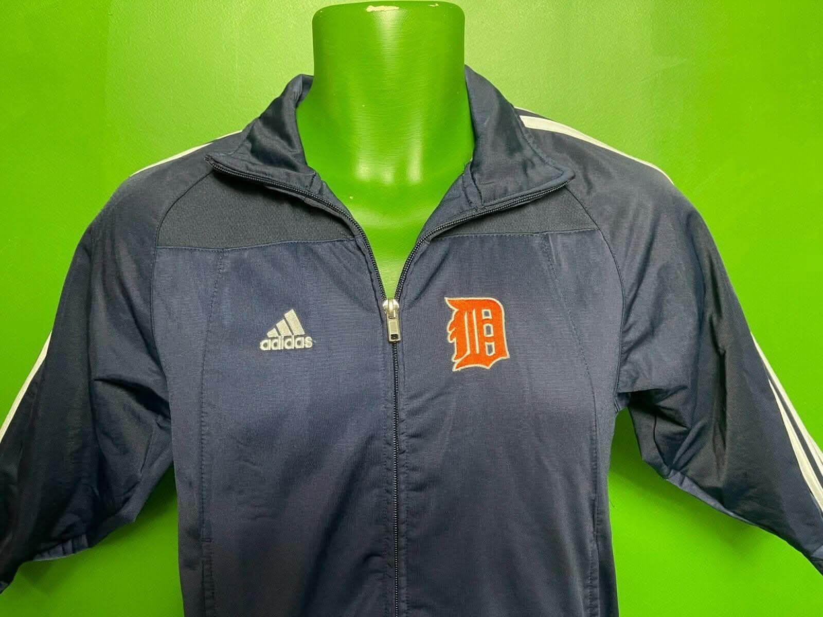 MLB Detroit Tigers Adidas Stitched Track Jacket Youth Small 8