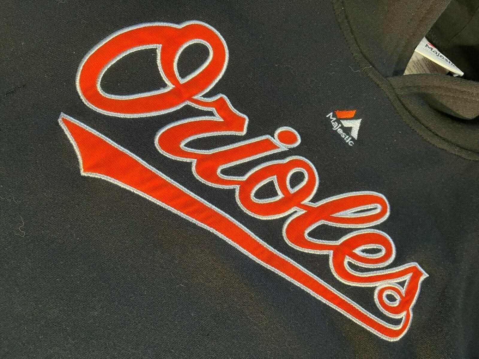 MLB Baltimore Orioles Majestic Pullover Hoodie Youth XL 18-20 NWT