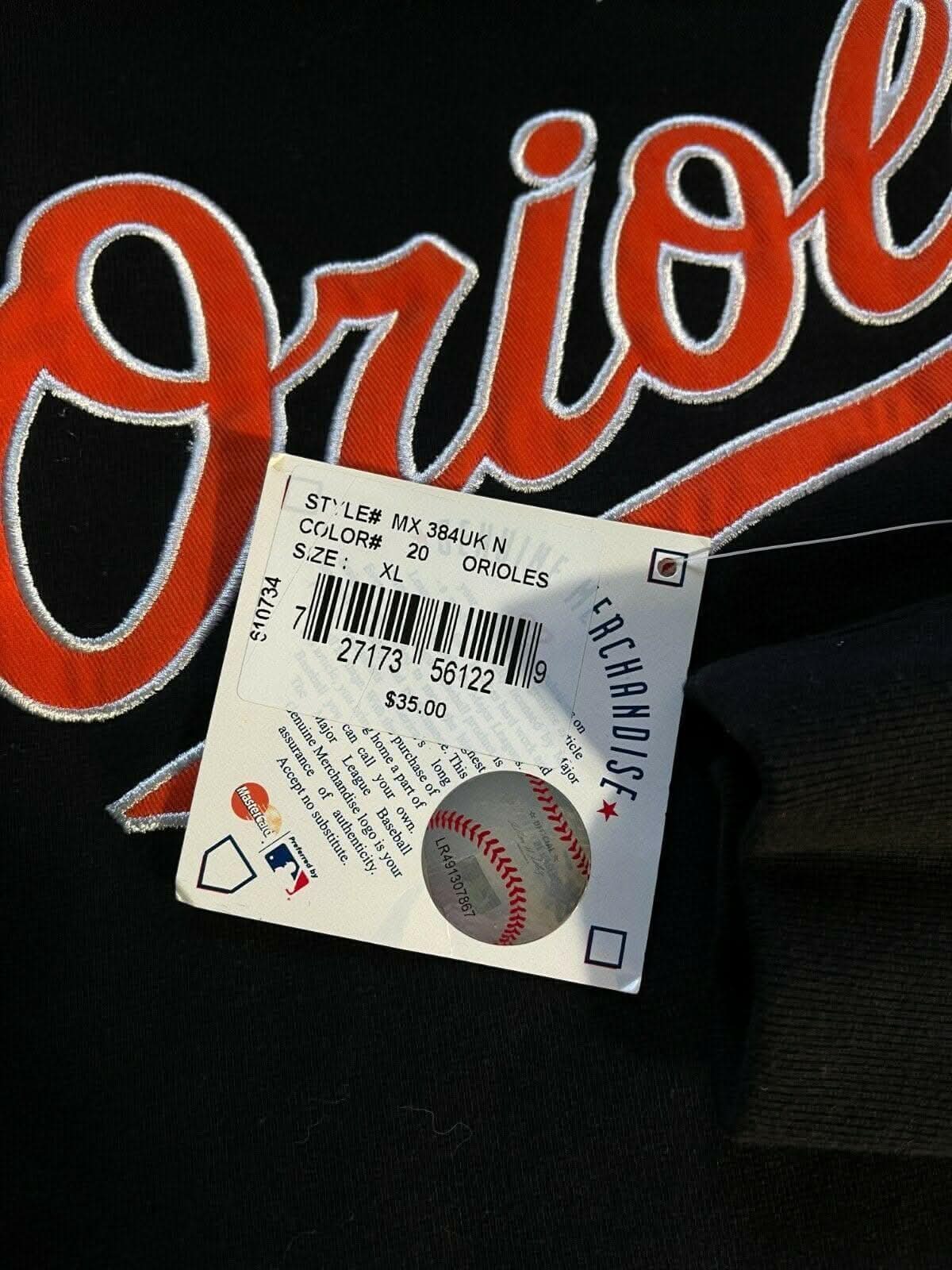 MLB Baltimore Orioles Majestic Pullover Hoodie Youth XL 18-20 NWT