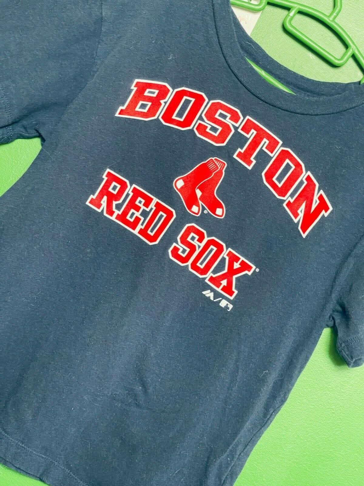 MLB Boston Red Sox Majestic 100% Cotton T-Shirt Kids' Large 7