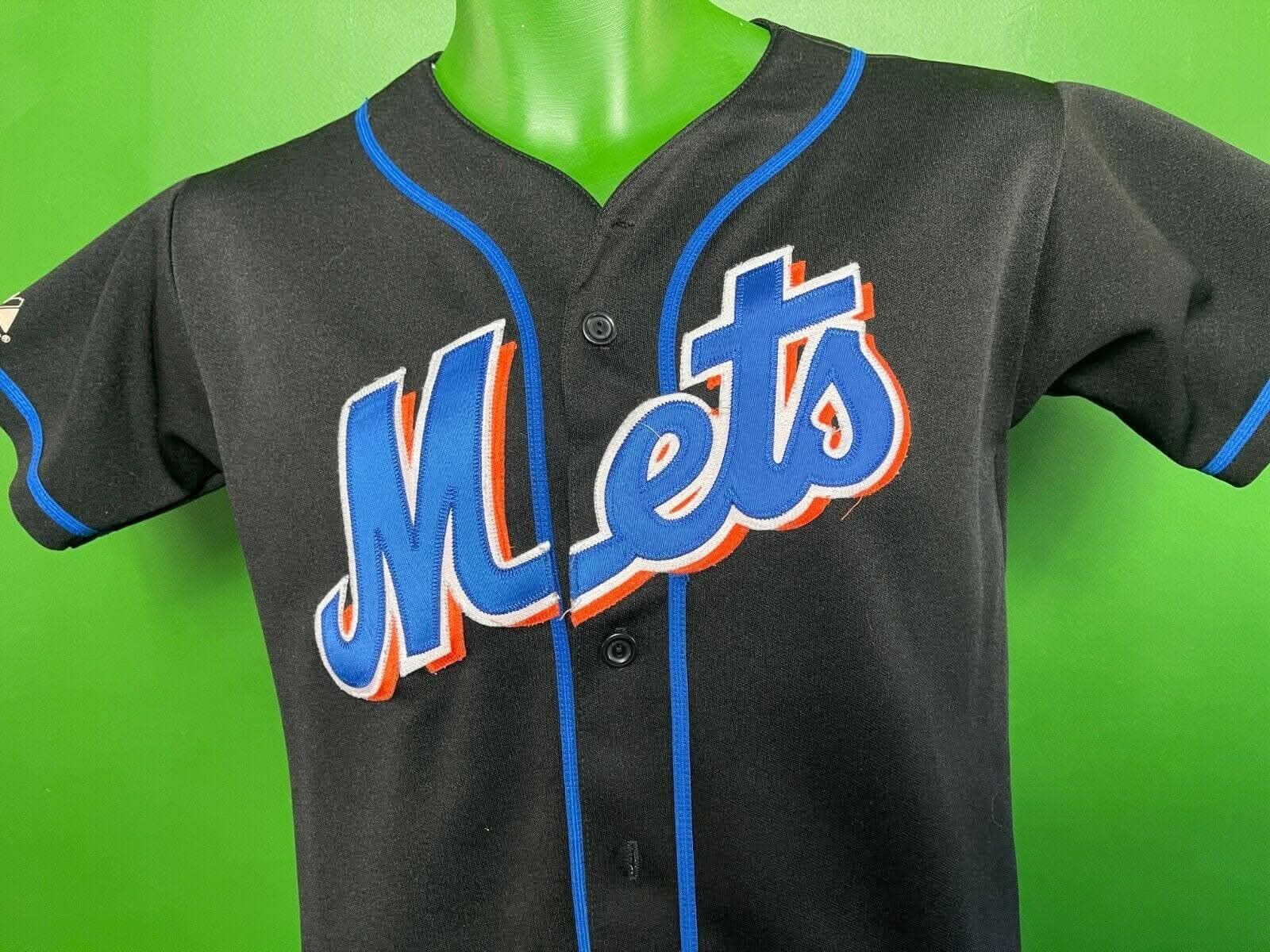 MLB New York Mets Majestic Stitched Baseball Jersey Youth Medium 10-12