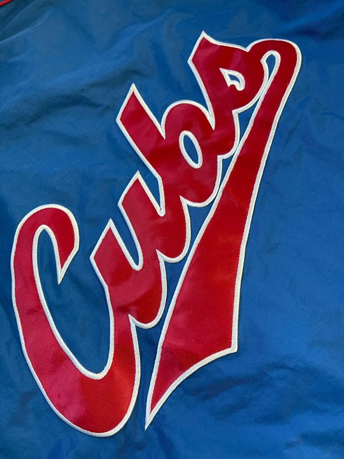 MLB Chicago Cubs Majestic Blue Stitched Jacket Youth Medium 10-12