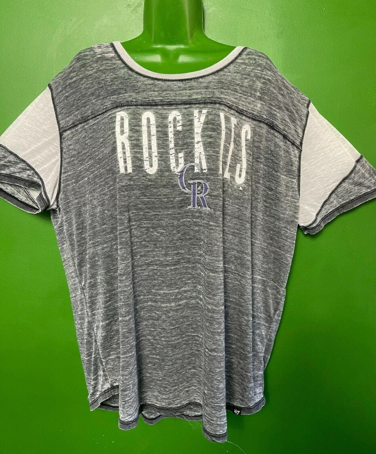 MLB Colorado Rockies '47 Brand Tissue T-Shirt Women's X-Large NWT