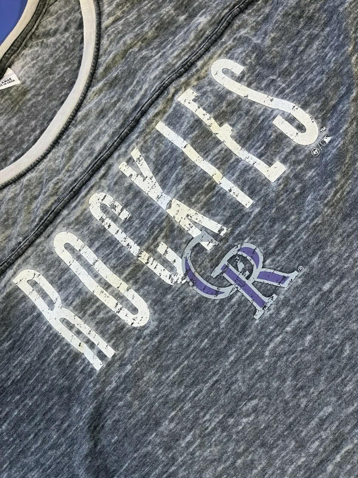 MLB Colorado Rockies '47 Brand Tissue T-Shirt Women's X-Large NWT