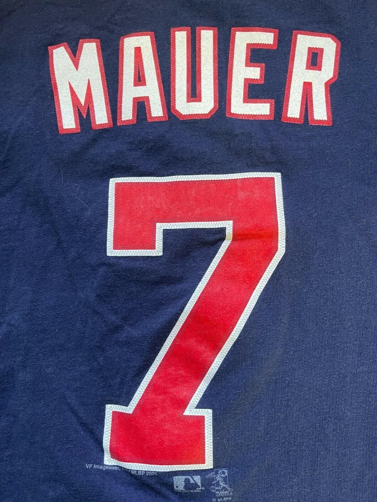 MLB Minnesota Twins Joe Mauer #7 Lee T-Shirt Men's 2X-Large