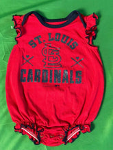 MLB St Louis Cardinals Sleeveless Ruffly Bodysuit/Vest Girls' Newborn 0-3m