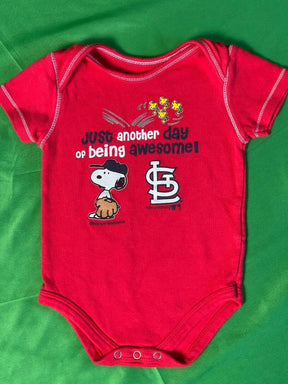 MLB St Louis Cardinals Snoopy Bodysuit/Vest 12 months