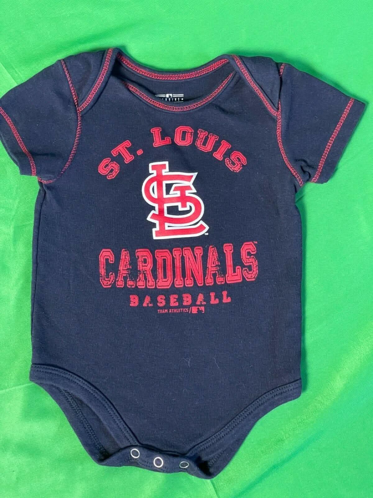 MLB St Louis Cardinals Dark Blue Bodysuit/Vest 12 months