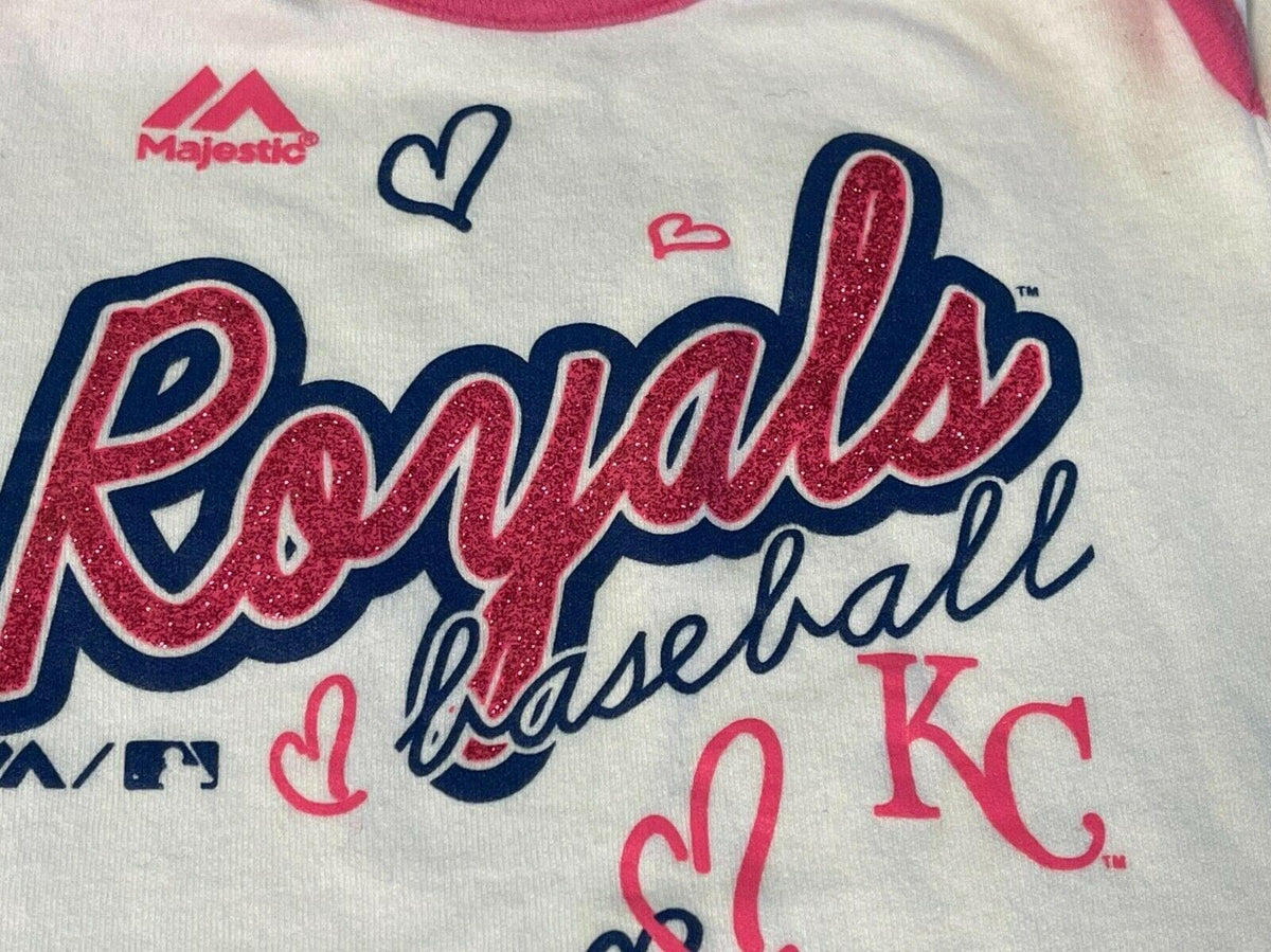 MLB Kansas City Royals Majestic Bodysuit/Vest Girls' 18 months