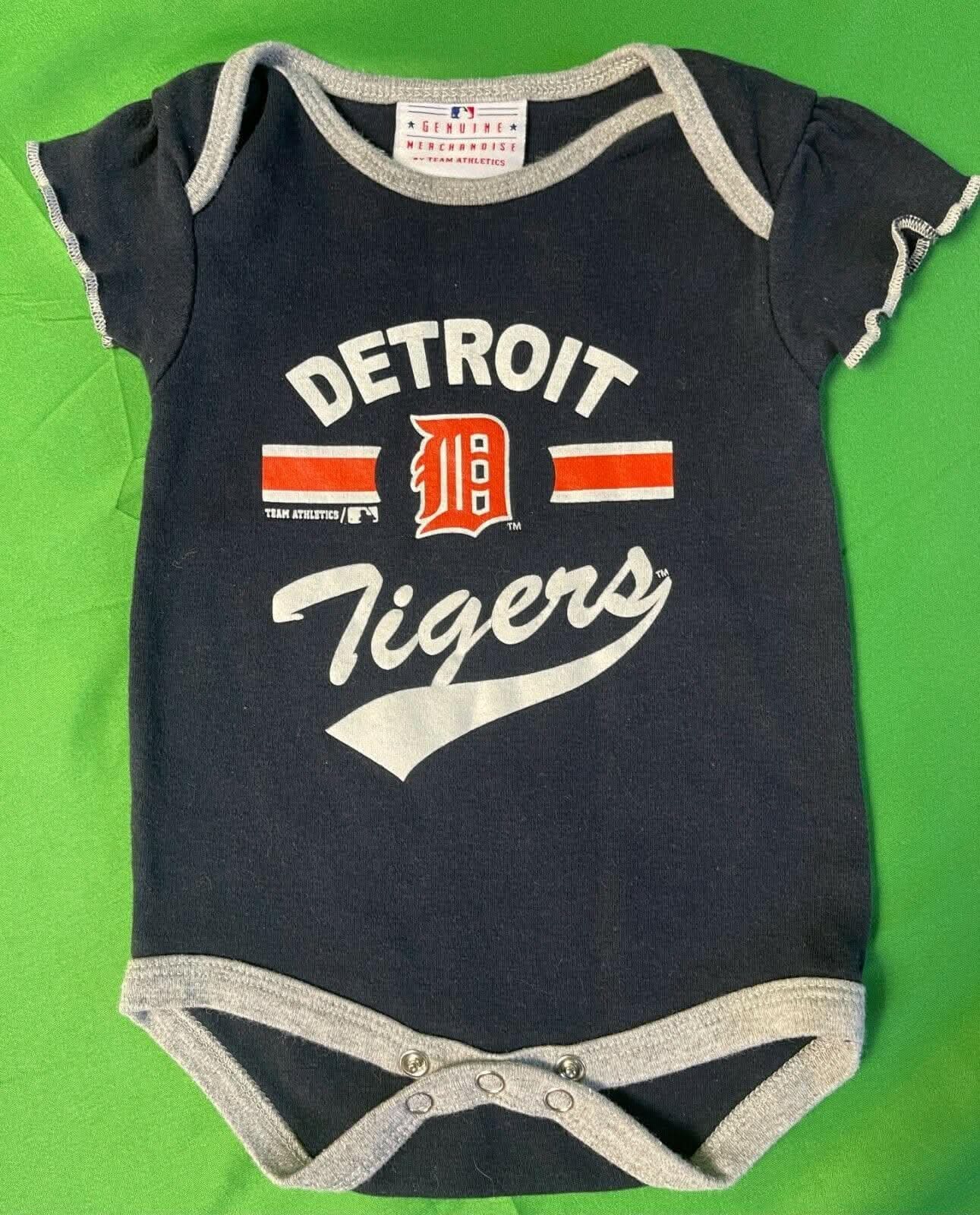 MLB Detroit Tigers 100% Cotton Bodysuit/Vest Girls' Newborn 0-3 months