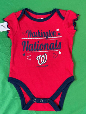 MLB Washington Nationals Girls' Bodysuit/Vest Newborn 0-3 months