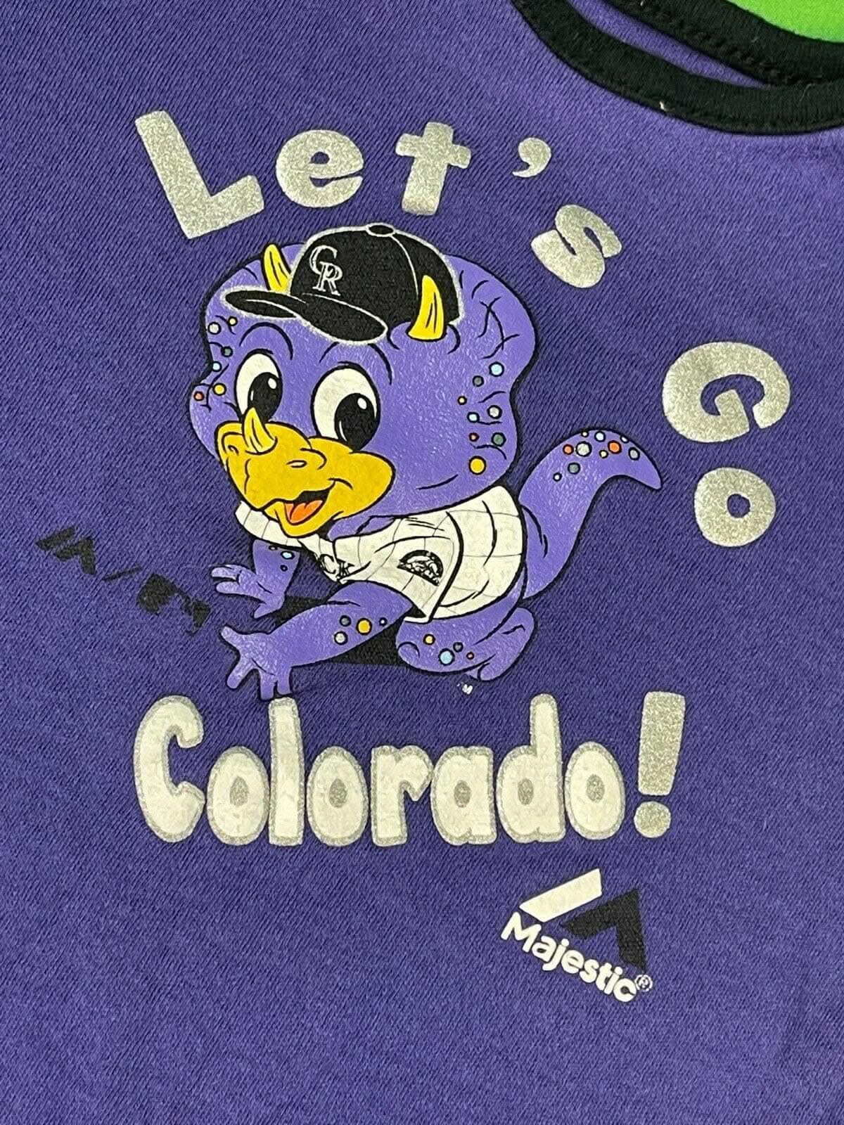MLB Colorado Rockies Majestic "Let's Go Colorado" Bodysuit/Vest 18 Months