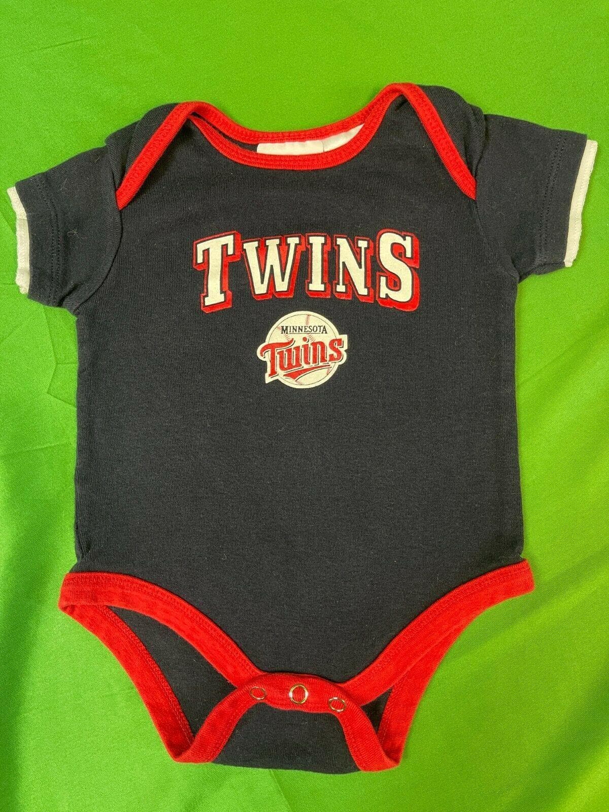 MLB Minnesota Twins 100% Cotton Bodysuit/Vest 3-6  months