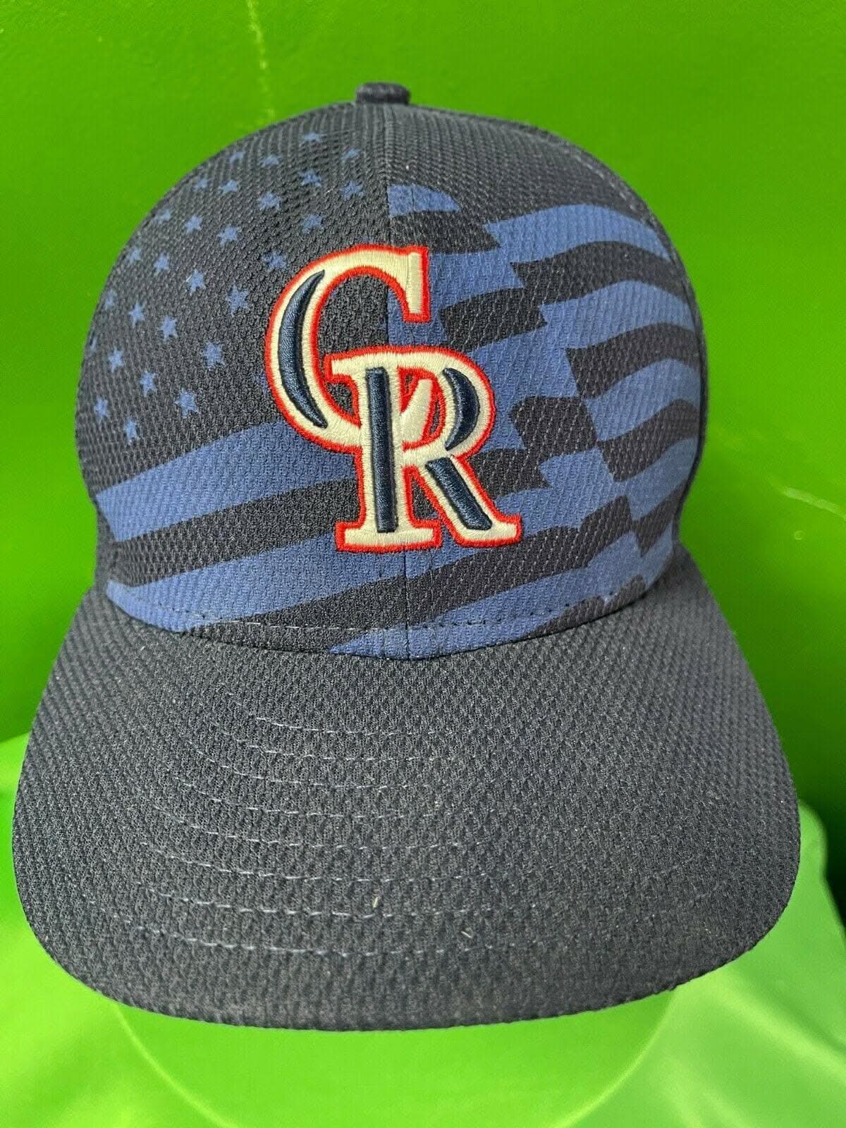 MLB Colorado Rockies New Era 59FIFTY Baseball Cap/Hat Stars-Stripes 7-1/8
