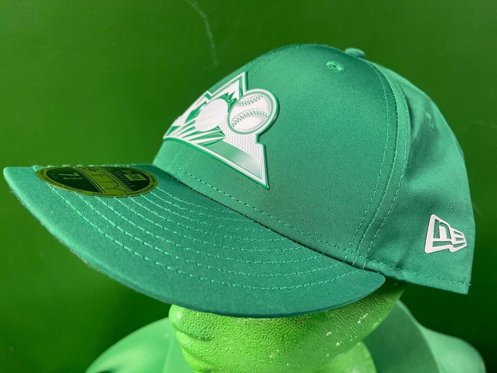 MLB Colorado Rockies New Era 59FIFTY Baseball Hat/Cap Shamrock Green 7-3/4 NWT
