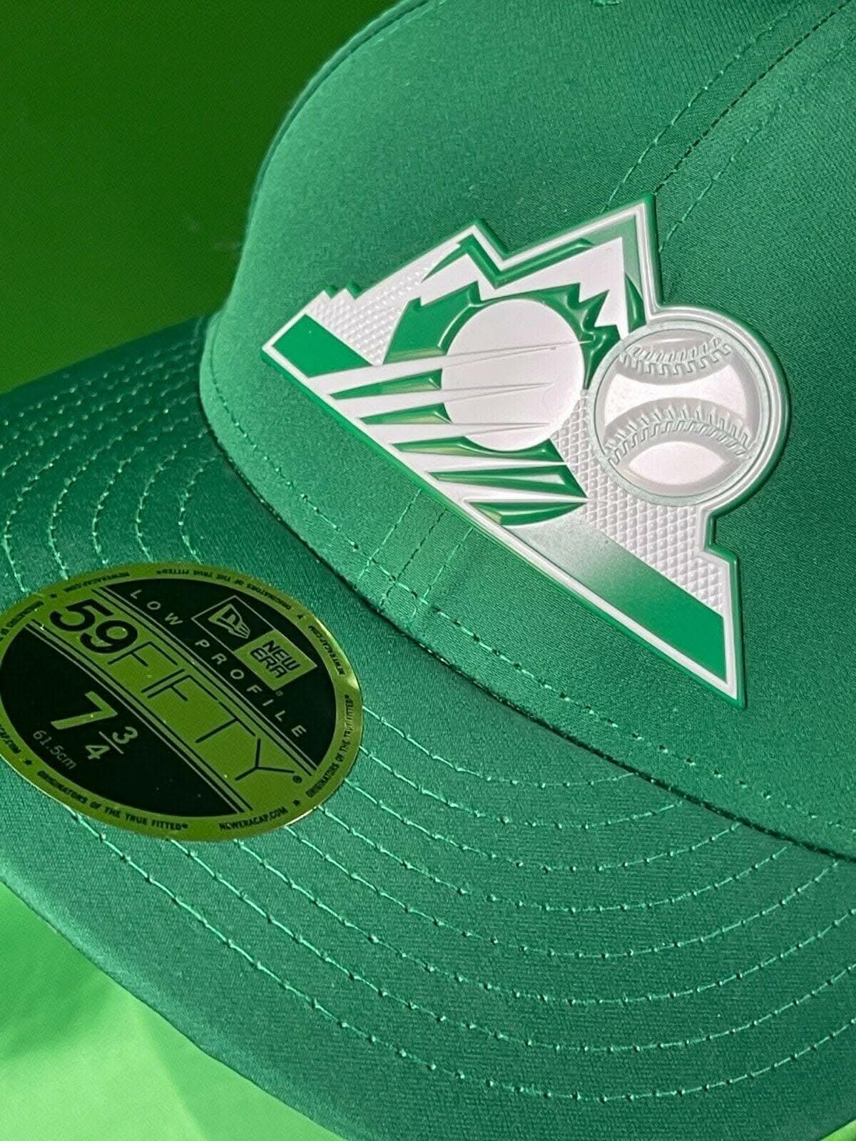 MLB Colorado Rockies New Era 59FIFTY Baseball Hat/Cap Shamrock Green 7-3/4 NWT