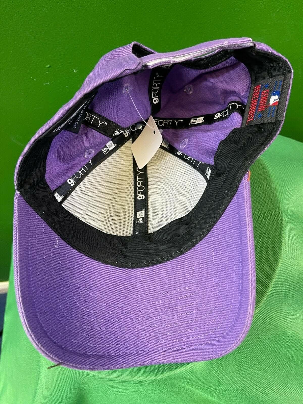 MLB Colorado Rockies New Era 9FORTY Hat Cap Purple Women's OSFA