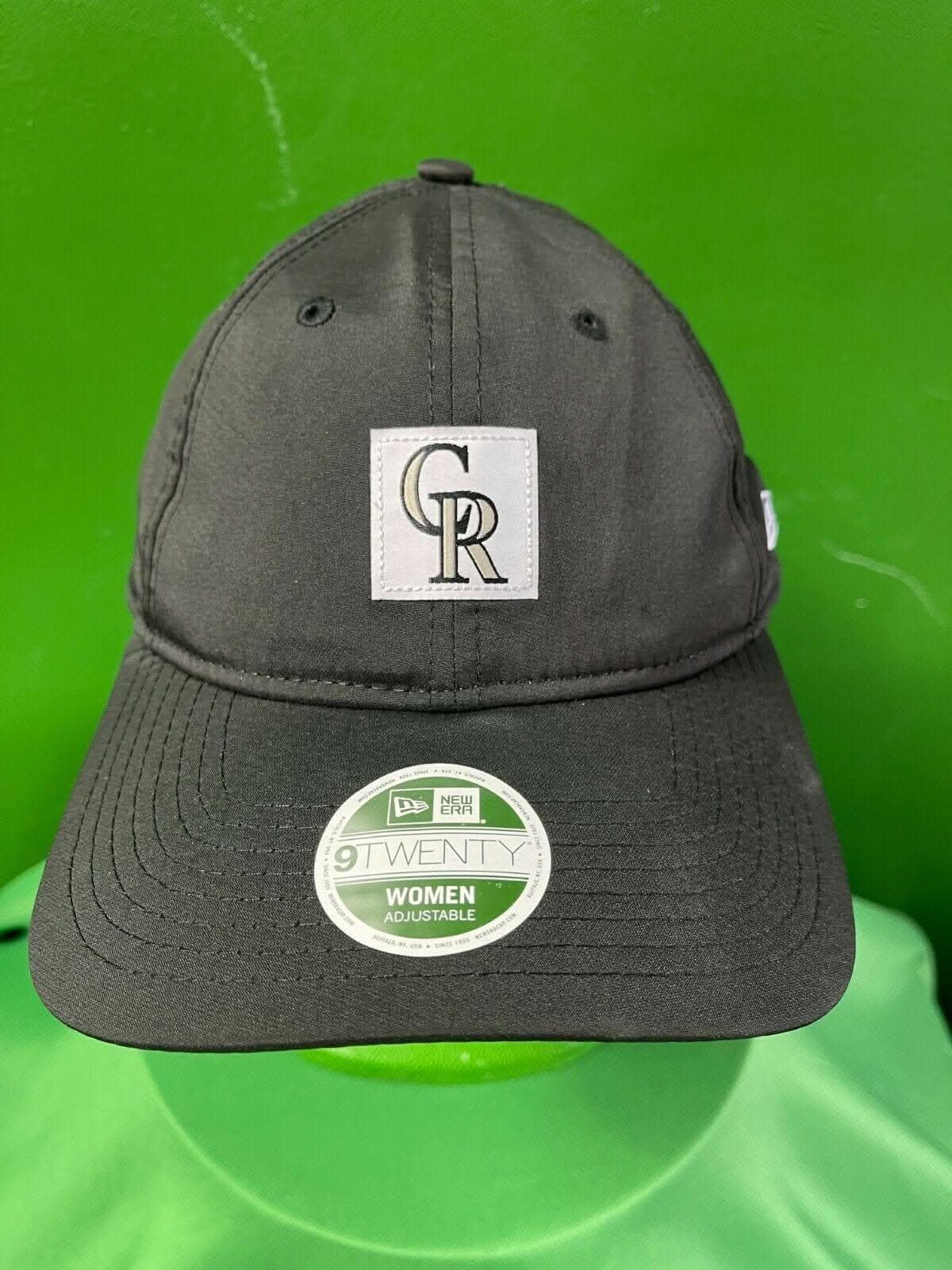 MLB Colorado Rockies New Era 9TWENTY Hat Cap Black Women's OSFA NWT