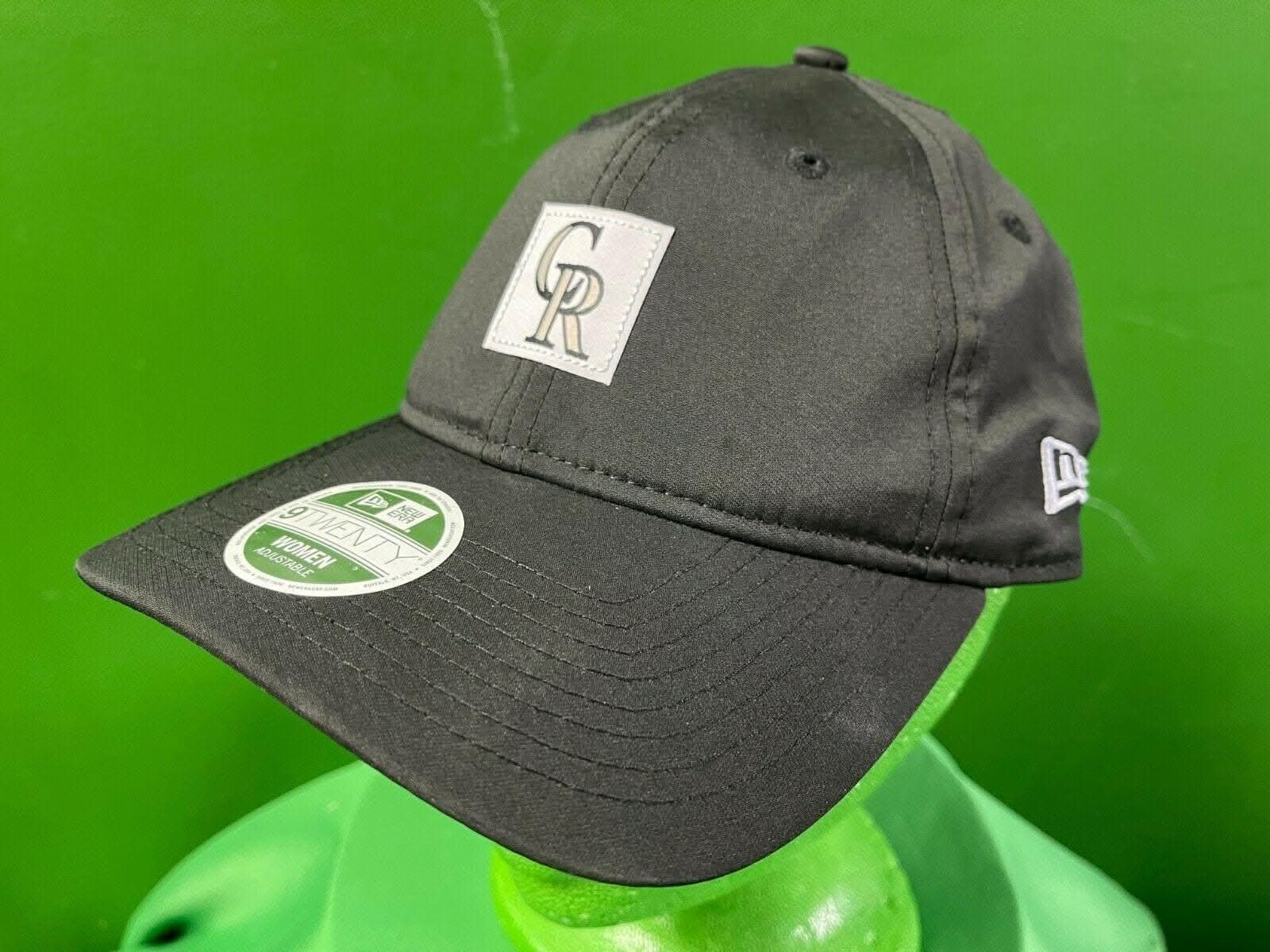 MLB Colorado Rockies New Era 9TWENTY Hat Cap Black Women's OSFA NWT