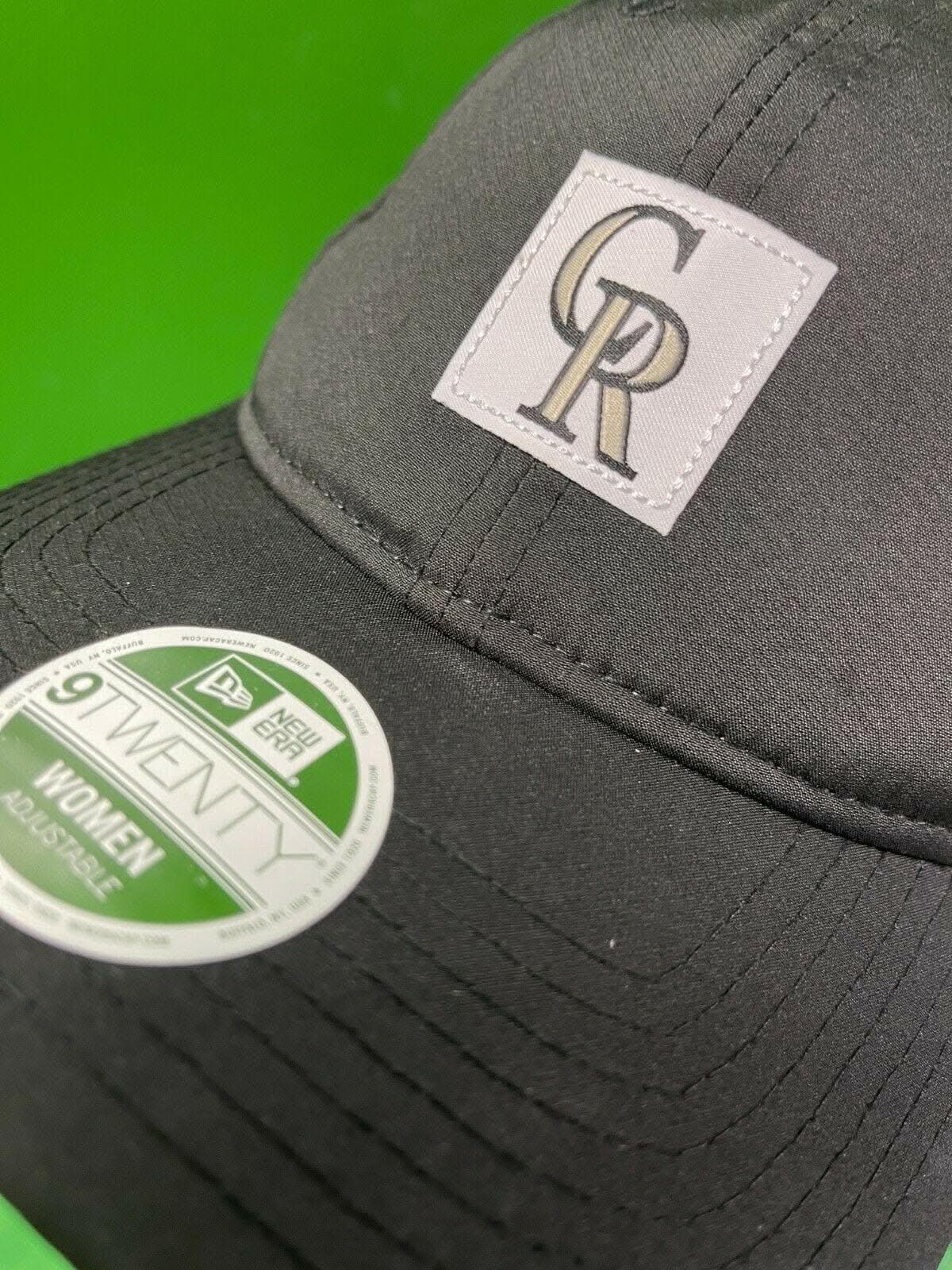 MLB Colorado Rockies New Era 9TWENTY Hat Cap Black Women's OSFA NWT