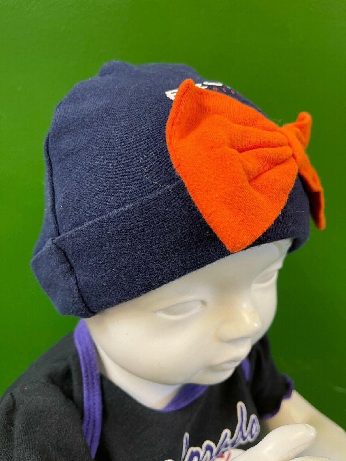 NFL Denver Broncos Beanie Hat Cap Baby Infant Girls' Newborn 0-9 months