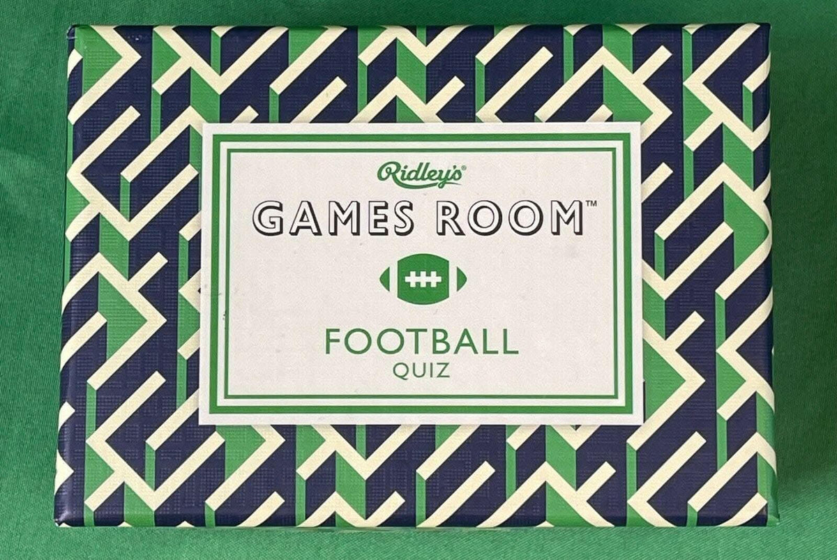 NFL Ridley's Game Room Card Game Football Quiz New!