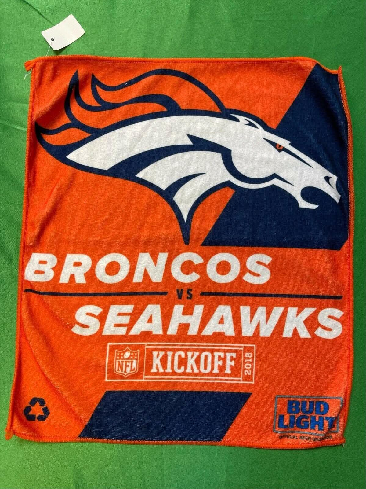 NFL Denver Broncos vs. Seattle Seahawks NFL Kickoff 2018 Rally Towel