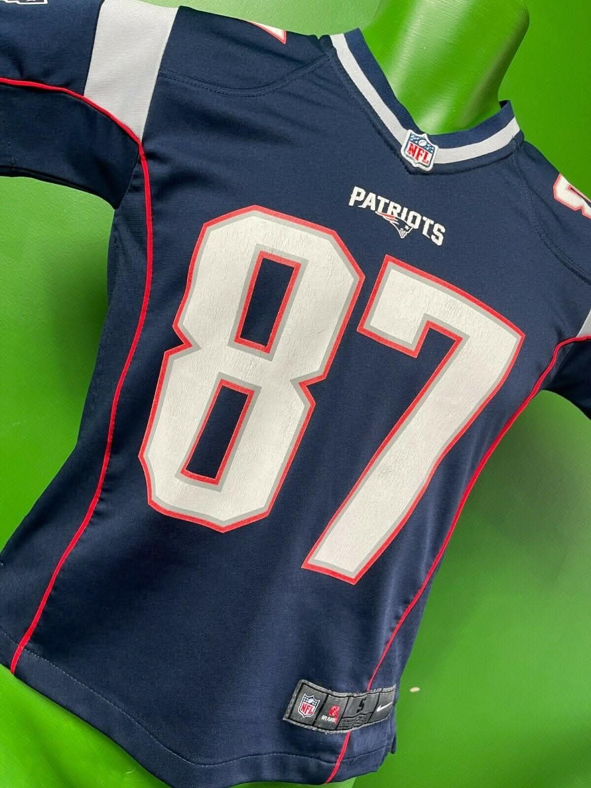 NFL New England Patriots Rob Gronkowski #87 Game Jersey Youth Small