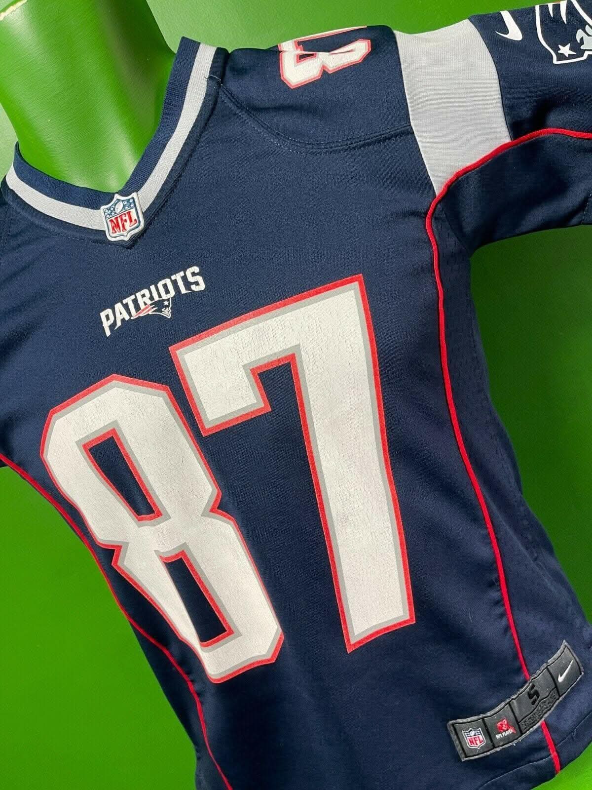 NFL New England Patriots Rob Gronkowski #87 Game Jersey Youth Small