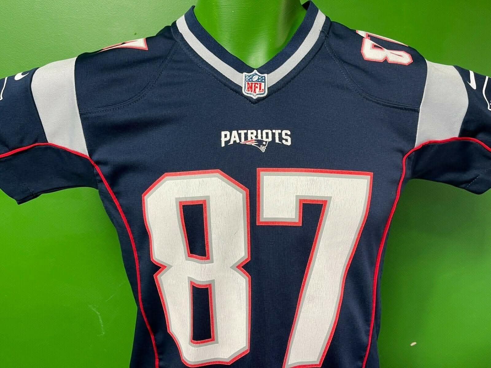 NFL New England Patriots Rob Gronkowski #87 Game Jersey Youth Small