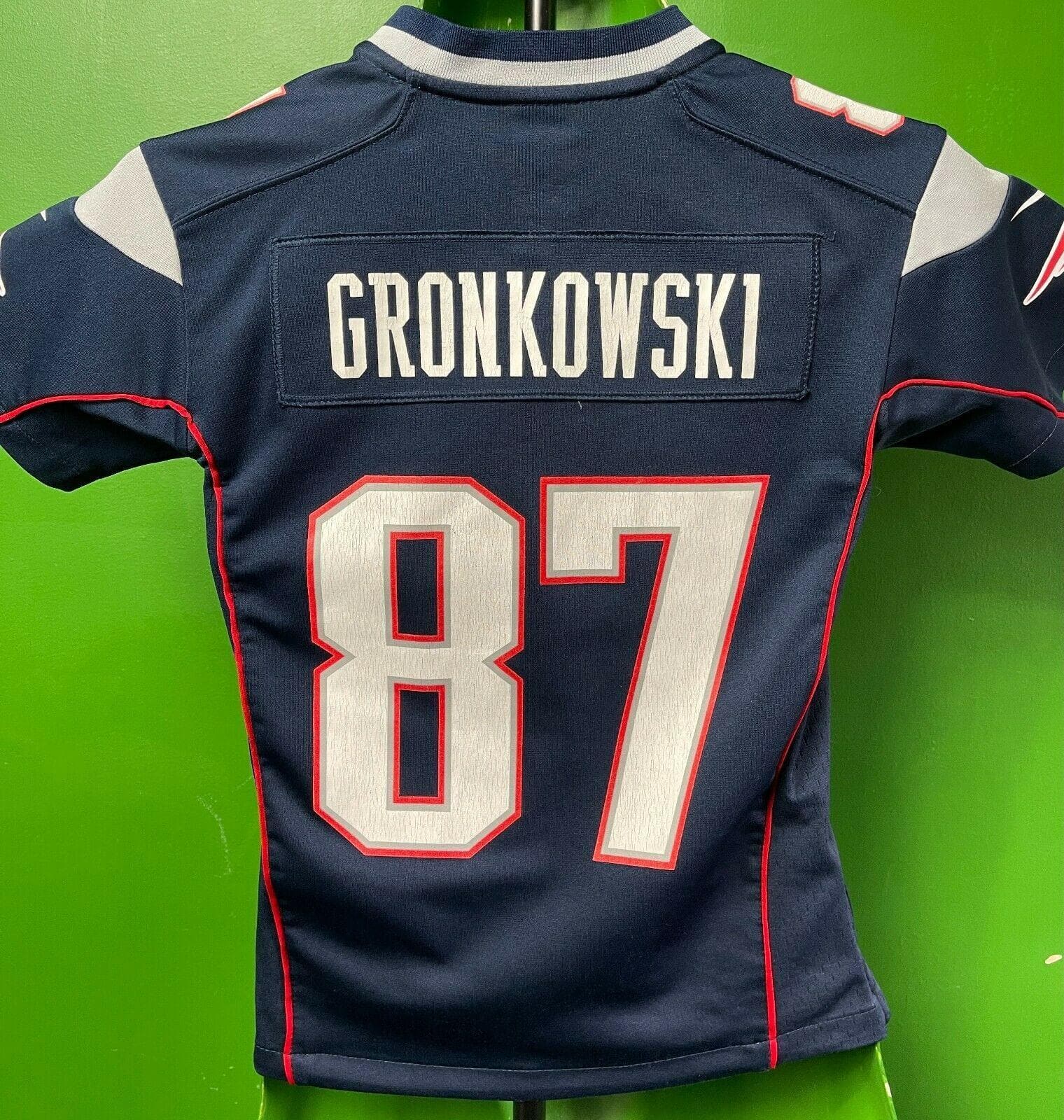 NFL New England Patriots Rob Gronkowski #87 Game Jersey Youth Small