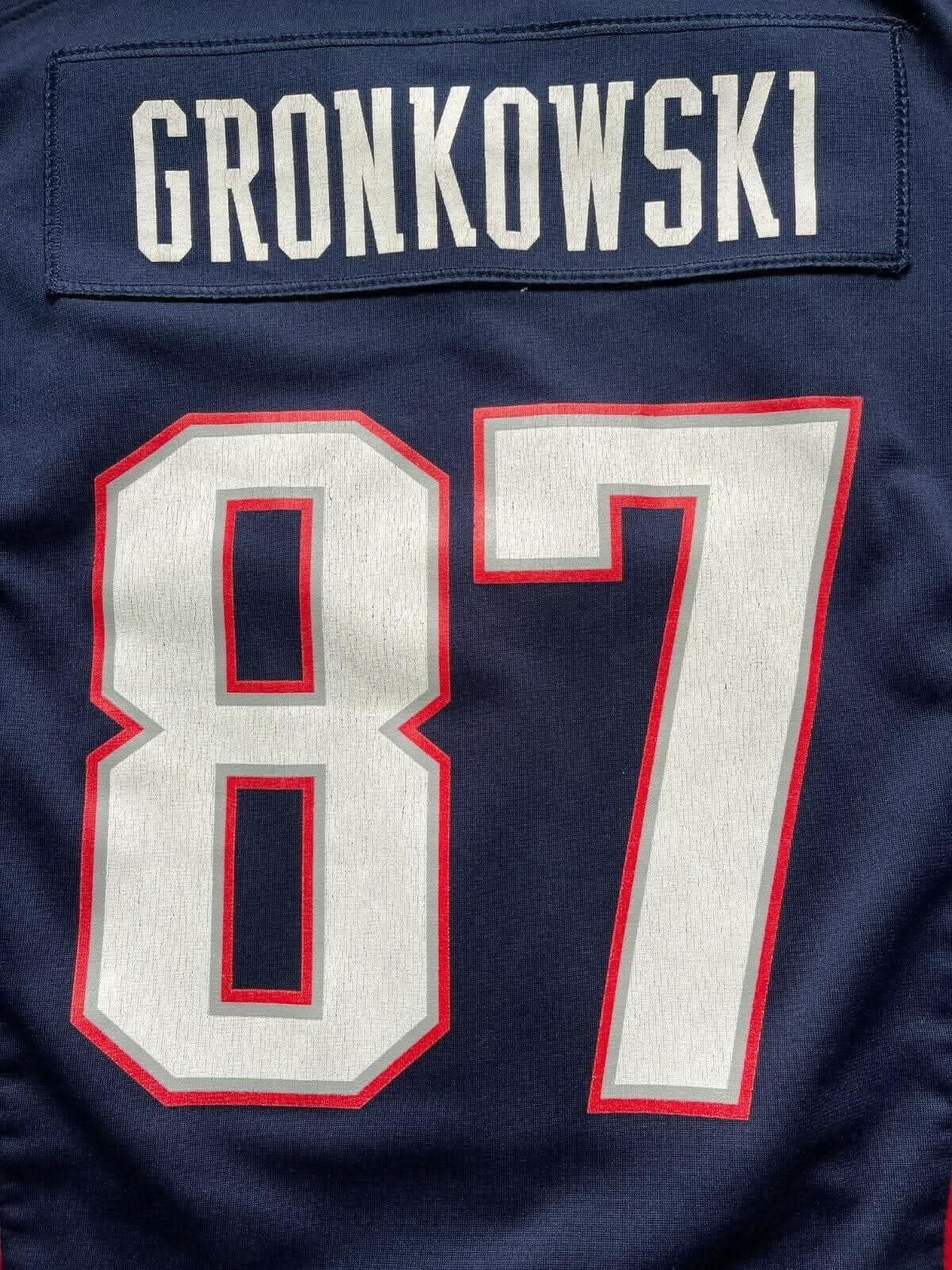 NFL New England Patriots Rob Gronkowski #87 Game Jersey Youth Small
