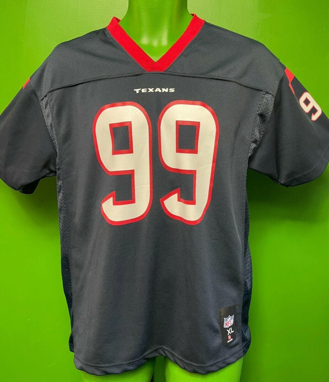 Youth Large Texans #99 Watt Jersey