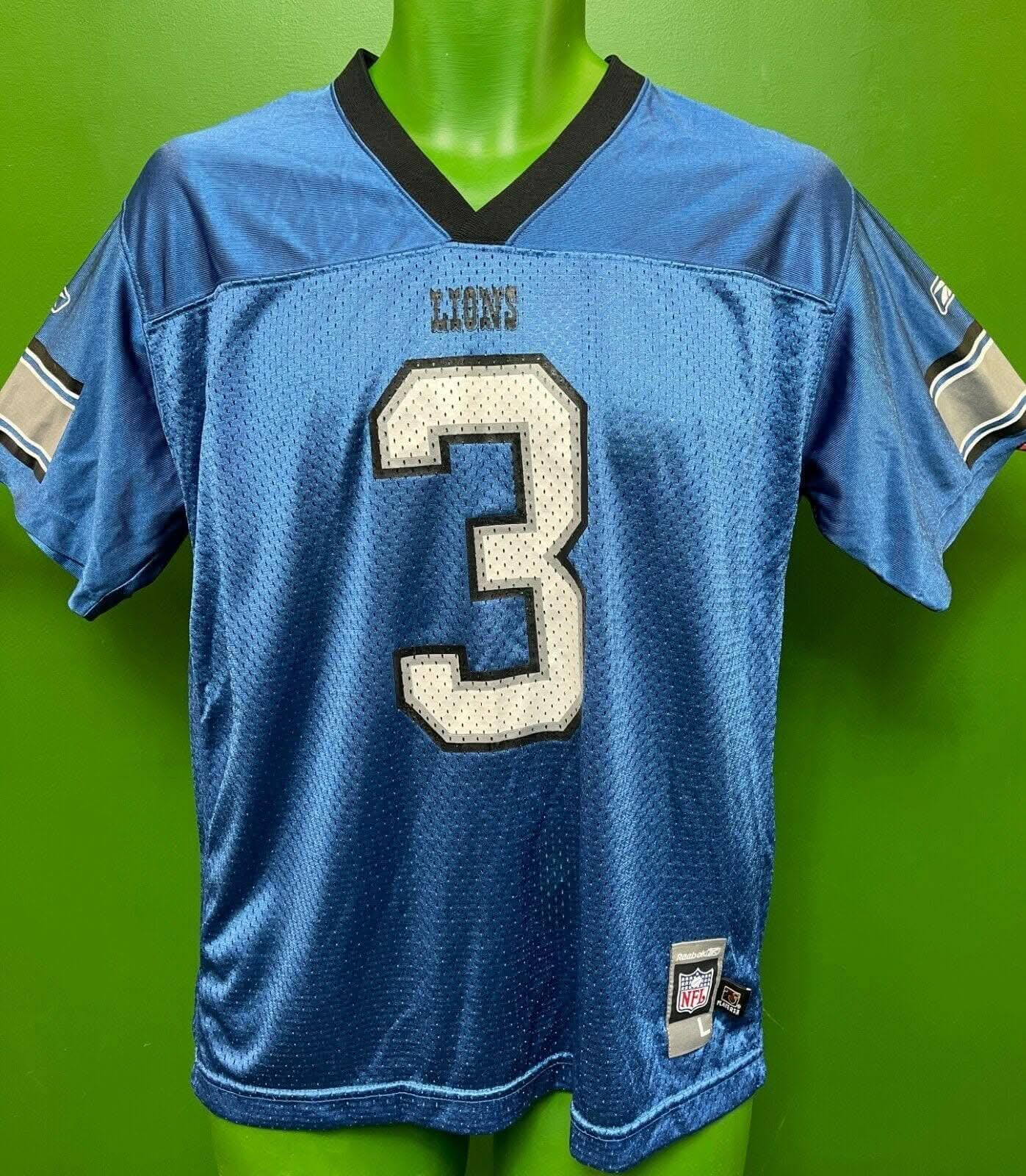 NFL Detroit Lions Joey Harrington #3 Reebok Jersey Youth Large 14-16