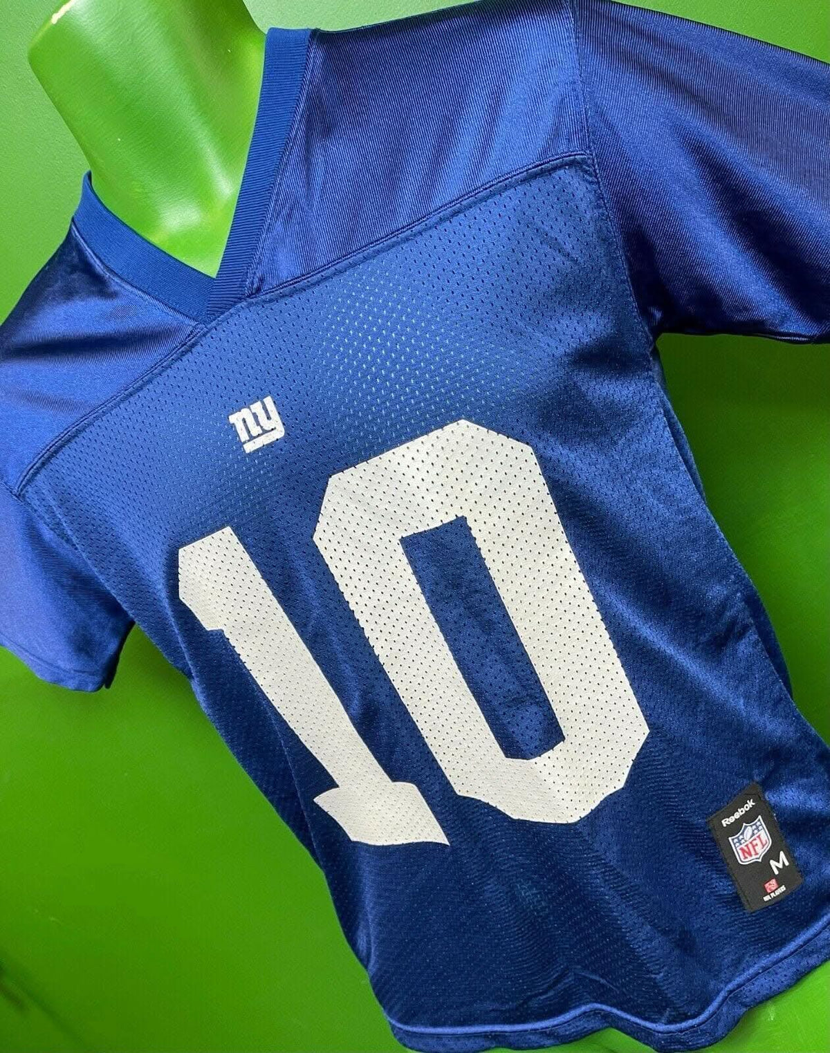 NFL New York Giants Eli Manning #10 Reebok Jersey Youth Medium 10-12