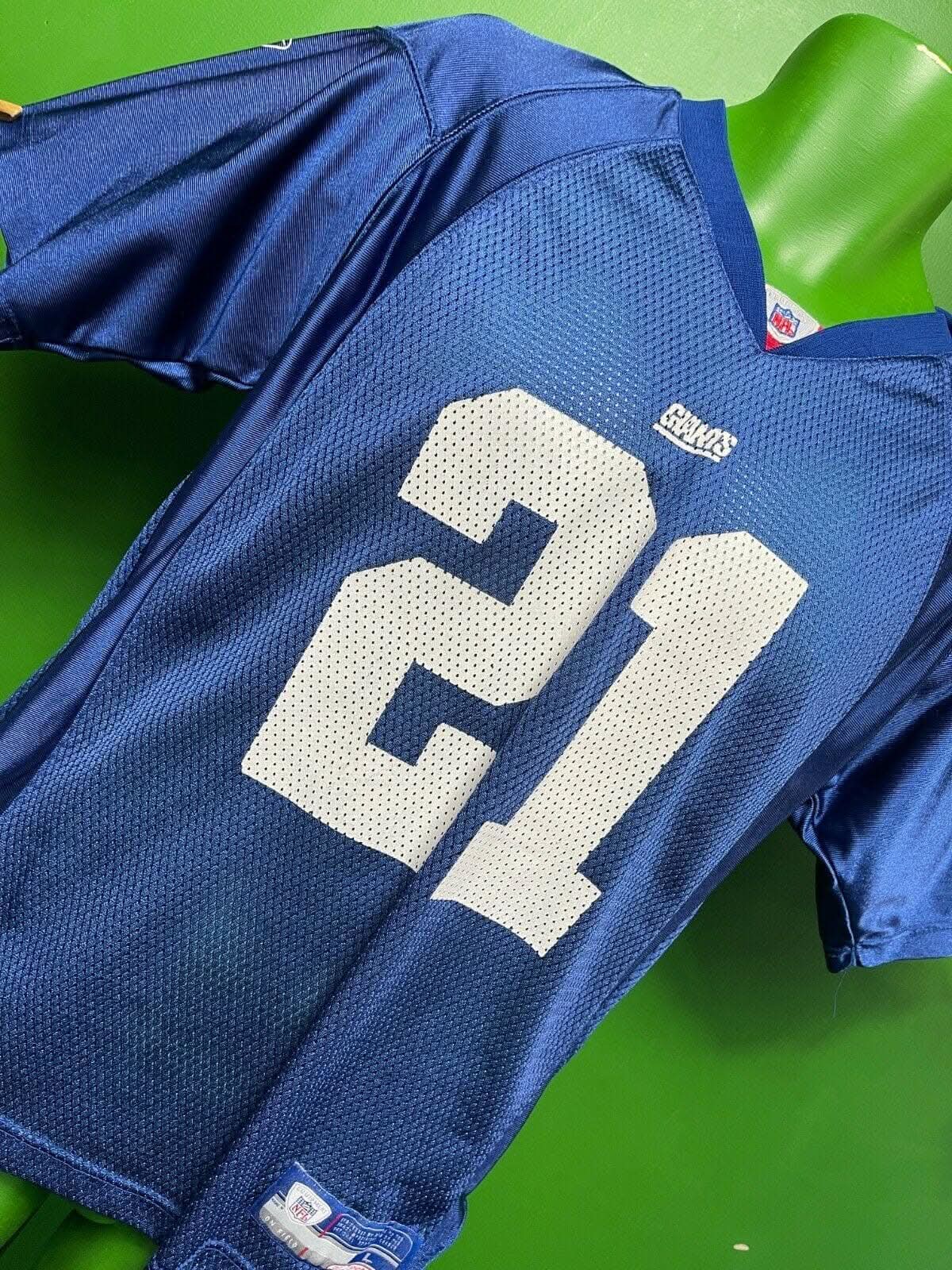 NFL New York Giants Tiki Barber #21 Reebok Jersey Youth Large 14-16