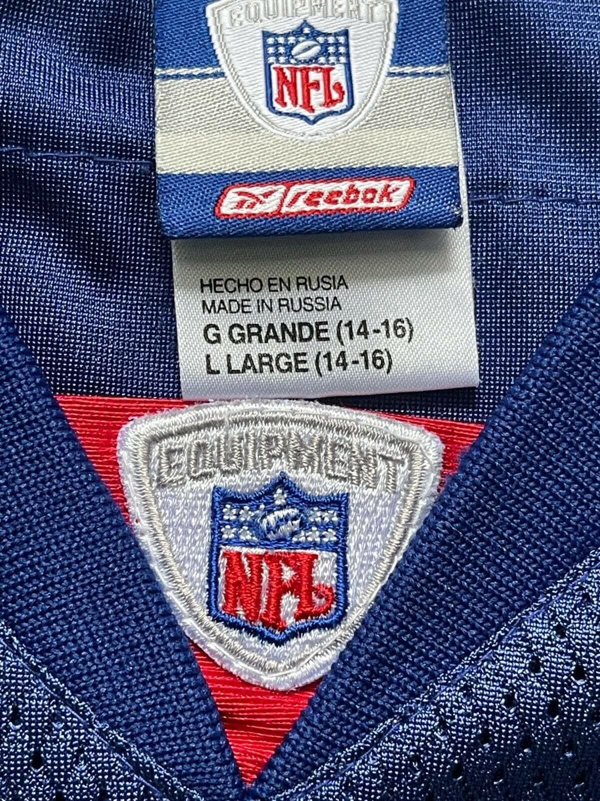 NFL New York Giants Tiki Barber #21 Reebok Jersey Youth Large 14-16