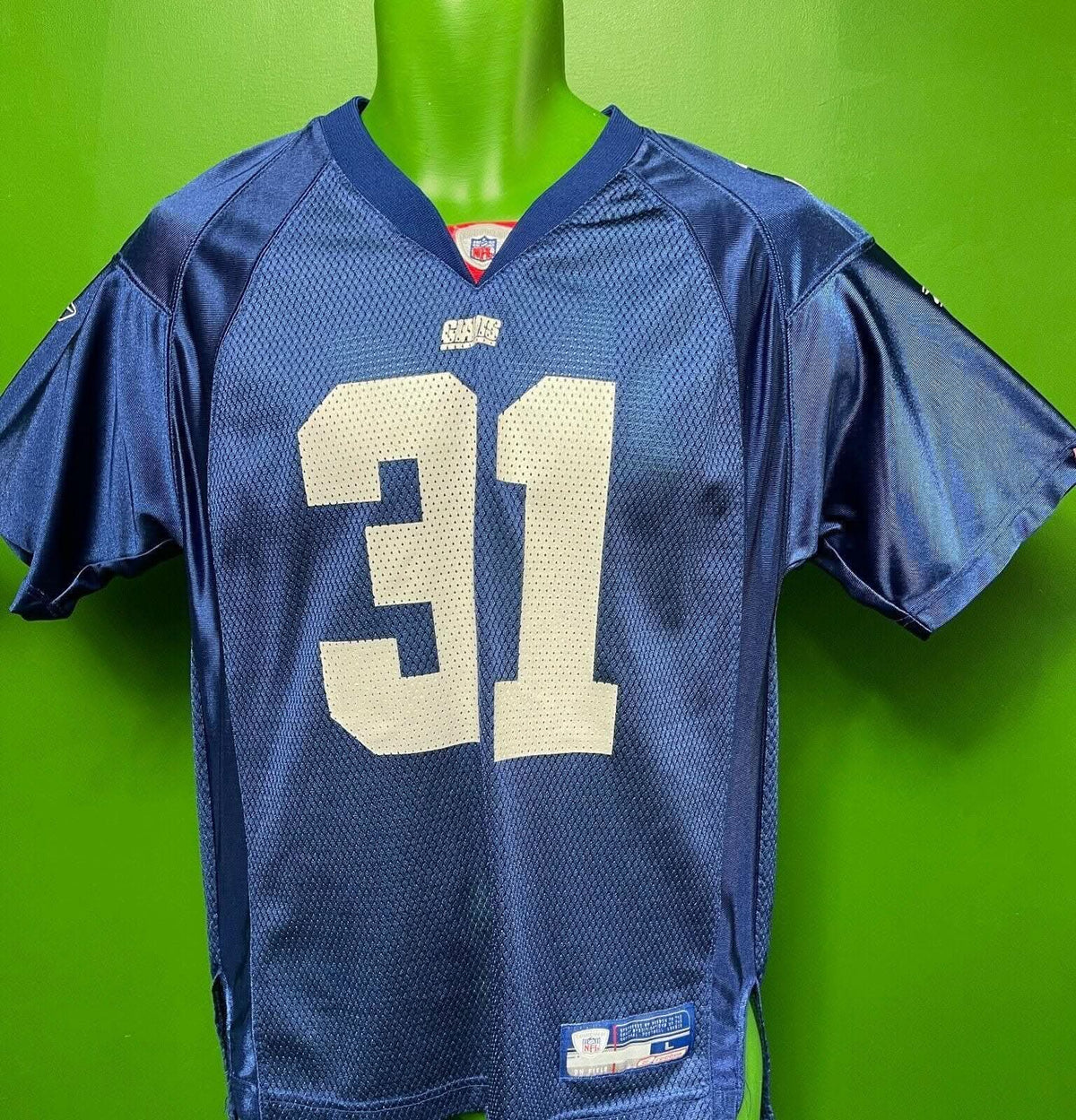 NFL New York Giants Jason Sehorn #31 Reebok Jersey Youth Large 14-16