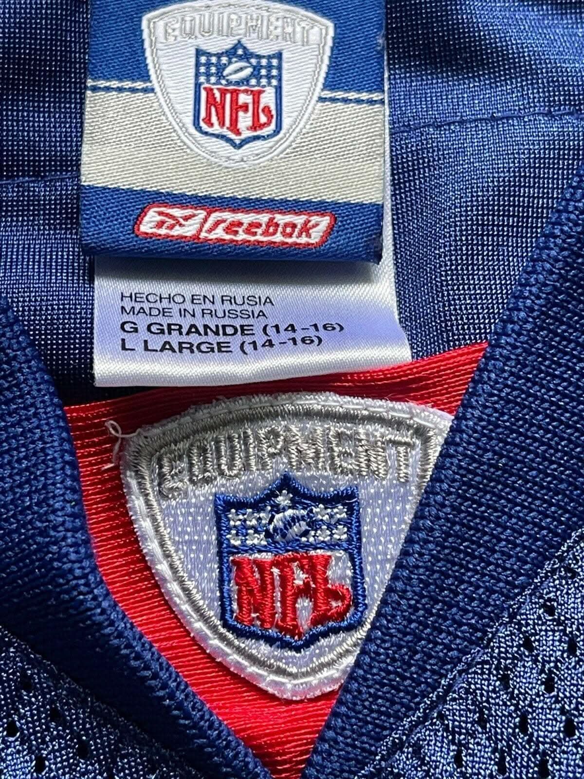 NFL New York Giants Jason Sehorn #31 Reebok Jersey Youth Large 14-16