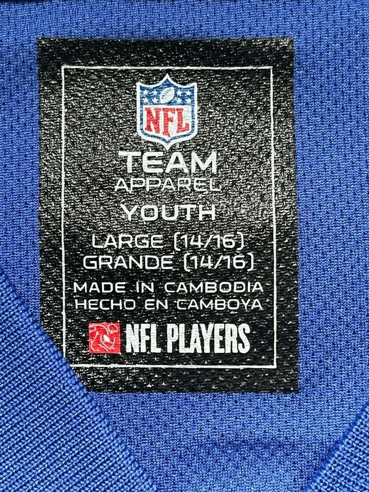 NFL New York Giants Jason Pierre-Paul #90 Youth Large 14-16
