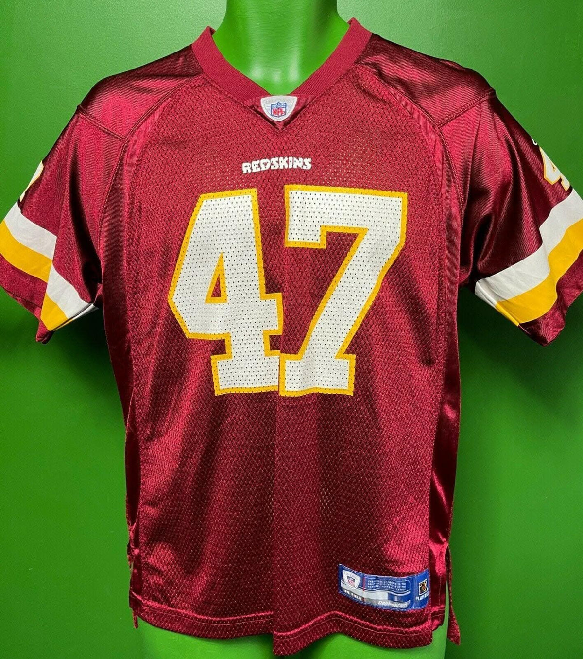 NFL Washington Commanders (Redskins) Cooley #47 Reebok Jersey Youth Large 14-16