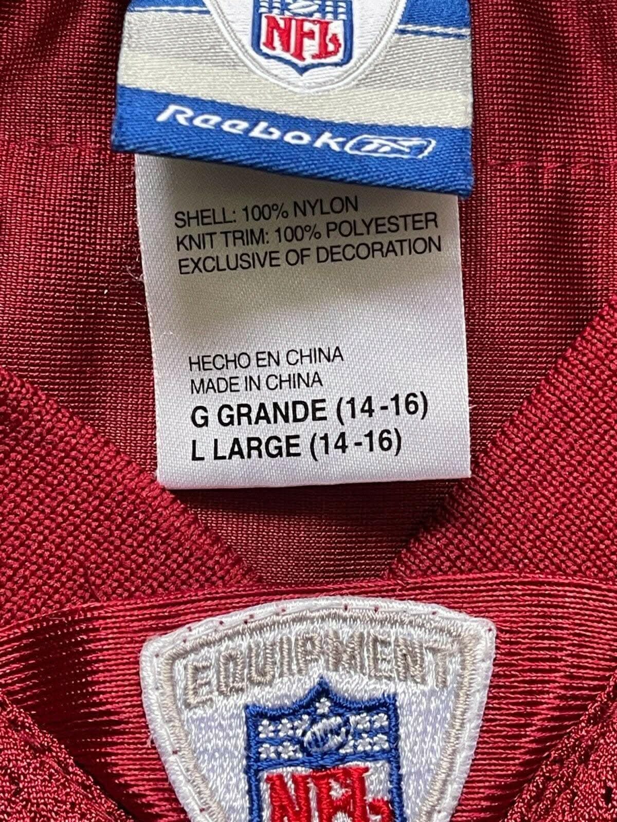 NFL Washington Commanders (Redskins) Cooley #47 Reebok Jersey Youth Large 14-16
