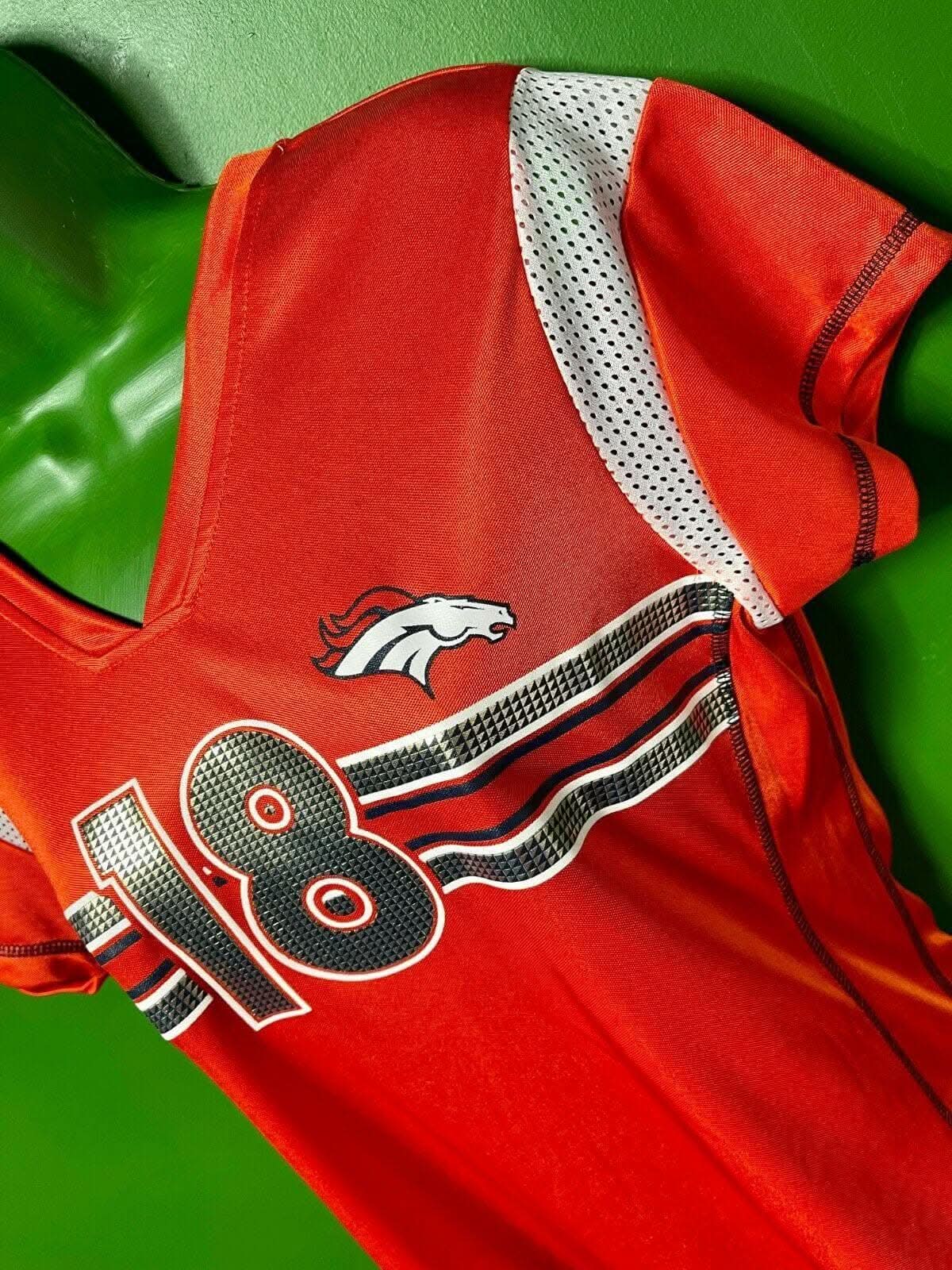 NFL Denver Broncos Peyton Manning #18 Jersey-Style Top Women's Medium