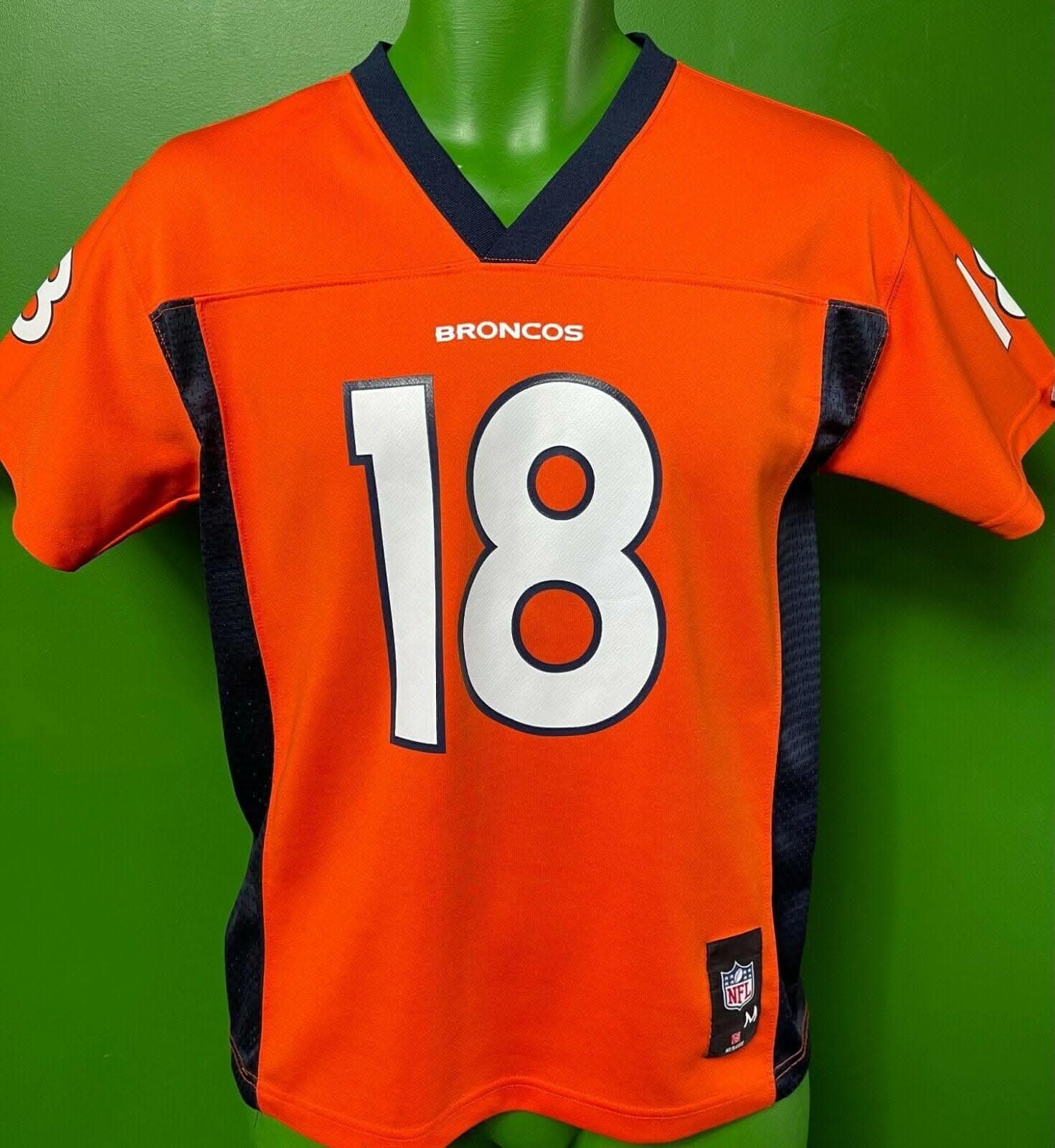 NFL Denver Broncos Peyton Manning #18 Jersey Youth Medium 10-12